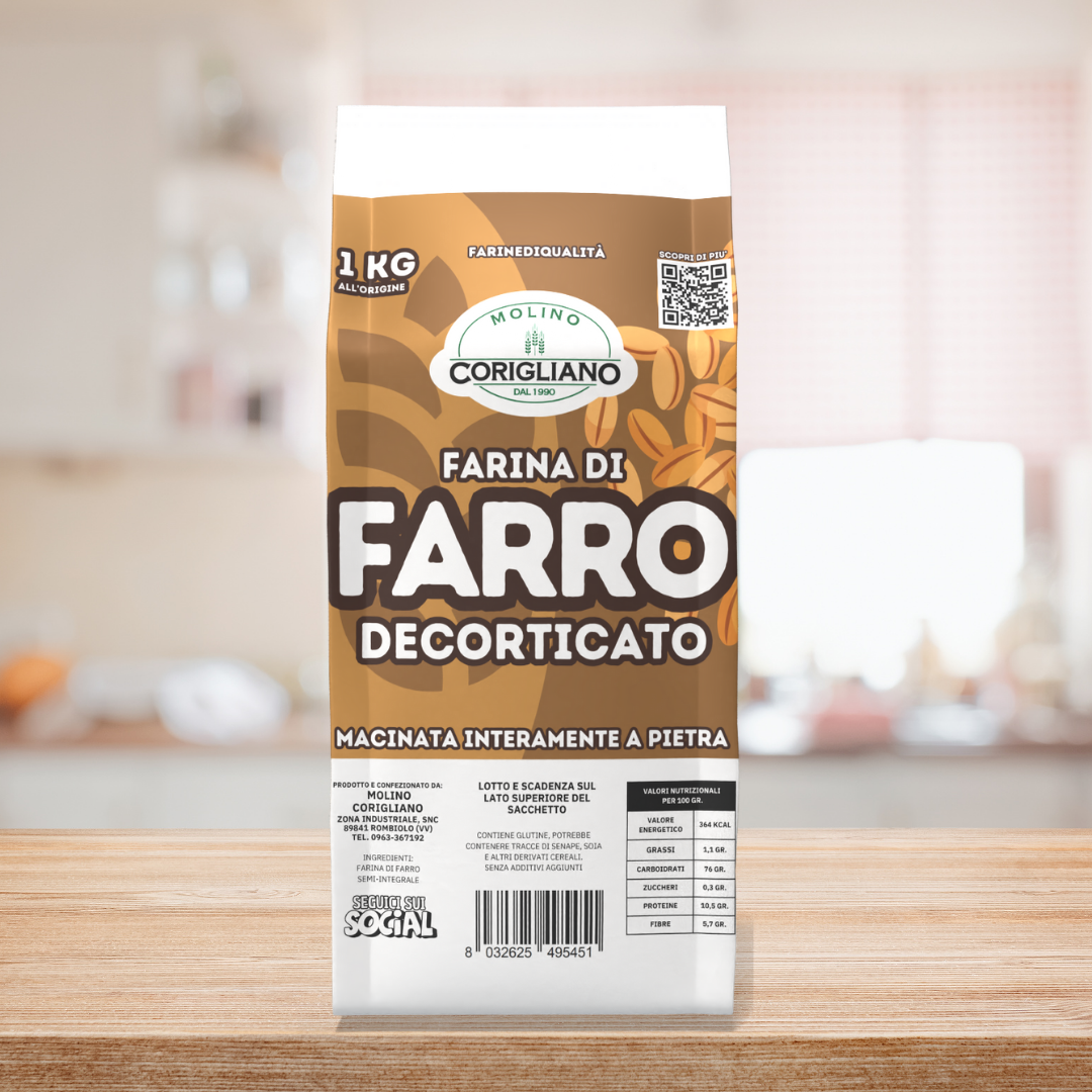 FARINA DI FARRO - MACINATA A PIETRA